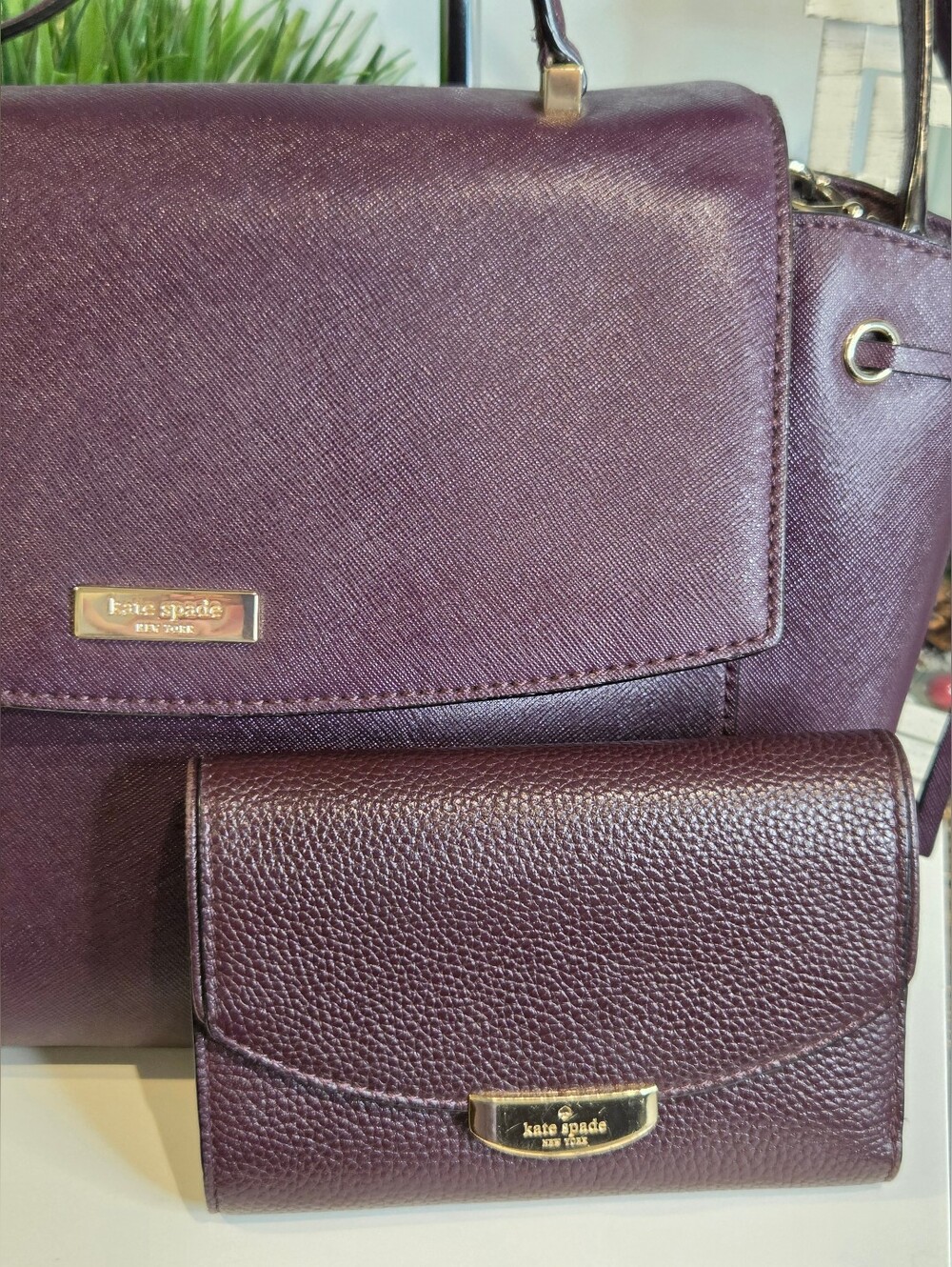 Kate Spade Laurel Way Lilah Satchel & Kate Spade Callie Wallet - Picture 2 of 15